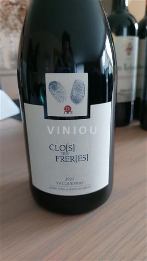 Rona dolina Vacqueyras Clos des Frer[es] 2021